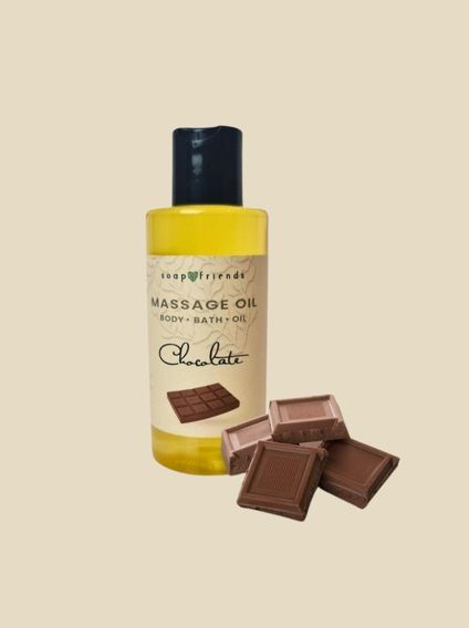 التدليك وزيت الجسم