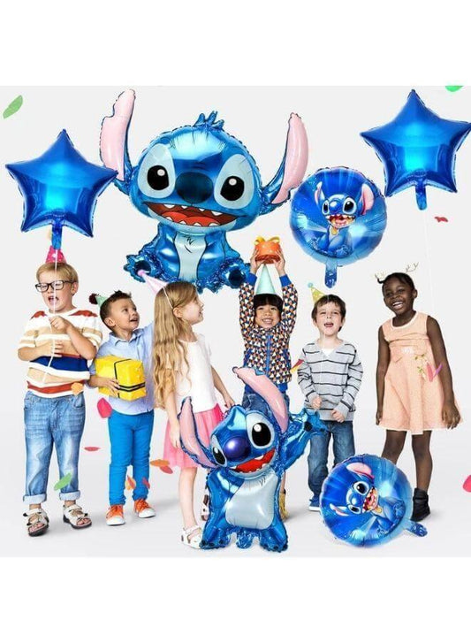 Stitch Balloons Birthday Decoration Lilo & Stitch Theme Party Decoration Birthday Foil Balloon Stitch Birthday Decoration Helium Balloons Children's Birthday Party Supplies