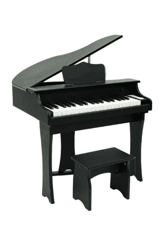 Digital 37 Key Wooden Piano for Kids - Educational Toy with Interactive Features