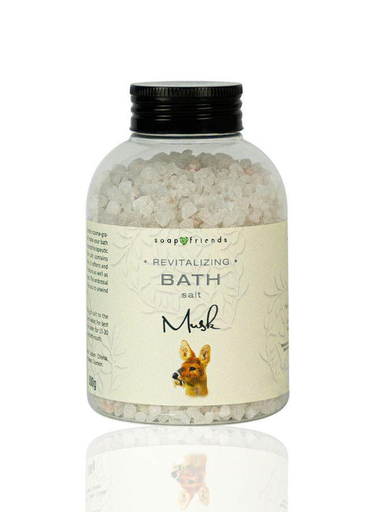 Soap&Friends Sensual Musk Bath Salt in bottle