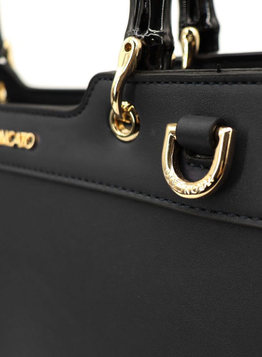 حقيبة R Roncato من الجلد مع حزام كتف قابل للإزالة ومقبض علوي