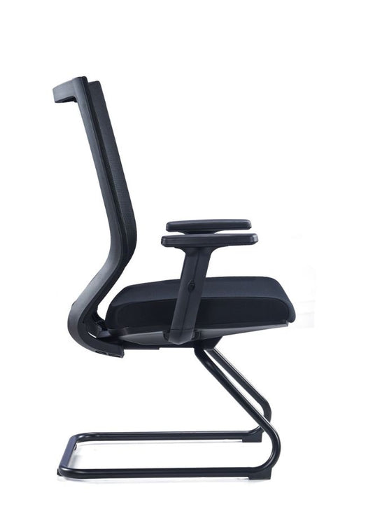 Ergonomic Mesh Office Chair Without Headrest – Adjustable Lumbar Support & Armrests