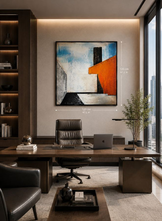 Harmony in Form | Premium Framed Canvas Print | Abstract Wall Art