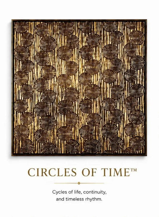 Abstract Hand-Painted Wall Art for Living Room & Bedroom – Canvas Wall Decor