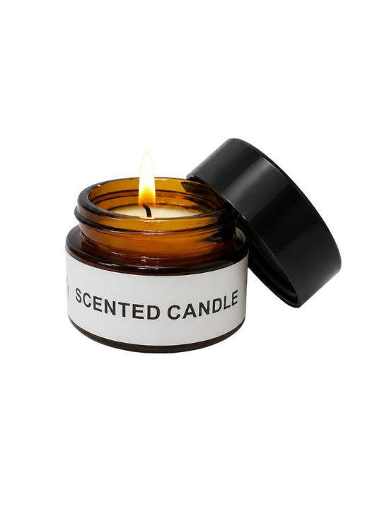 Premium Glass Jar Scented Candle with Romantic Floral Fragrance and Long Lasting Burn Time Up to 40 Hours, Available in Rose, Lavender, Oud, Gardenia, Lemon, Vanilla, Cedar and Woodm Lake Scents