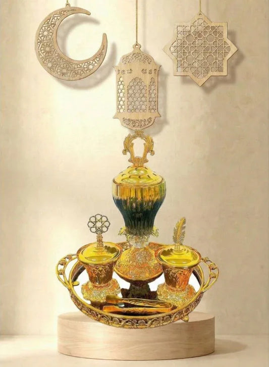 Golden Luxury Essence Burner - Exquisite Aromatherapy and Home Fragrance for High-End Living