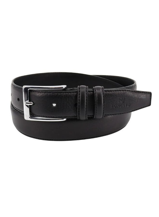 R. Roncato Men’s Classic Leather Belt – Genuine Cow Leather, Elegant Formal Design – 3cm Wide, Made in Italy