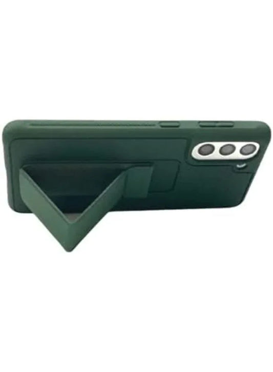 Samsung Galaxy S21 FE Case | Magnetic Stand & Hand Strap | Premium Silicone Grip