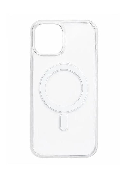 iPhone 14 Max TPU Clear Magnetic Mobile Cover with Wireless Charging