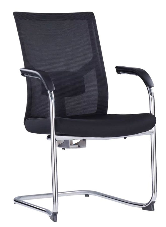 Office Chair with Steel Frame – Ergonomic Design with Fixed Armrests & Moulded Foam Seat