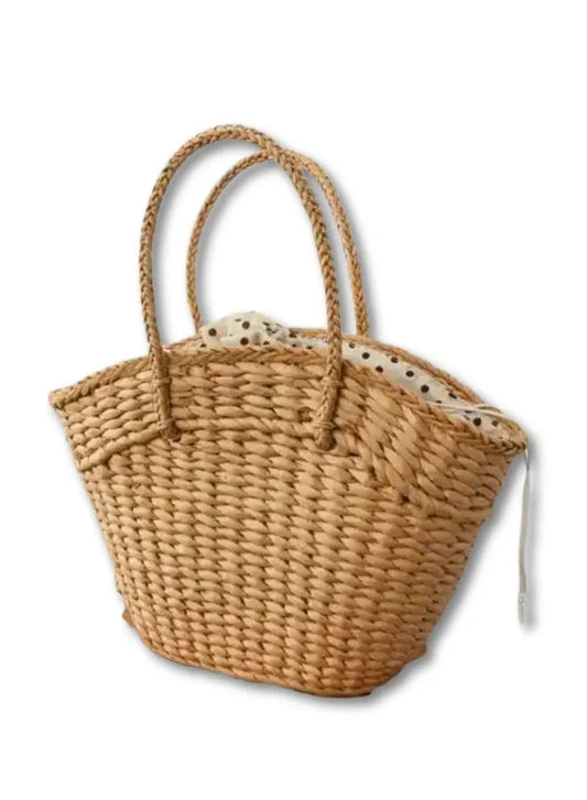 Hand Made Straw Bags for Women - Stylish Rattan Beach Tote Bag, Fashionable Shoulder Bag, Eco-Friendly Handmade Purse for Trendy Fashion for Girls