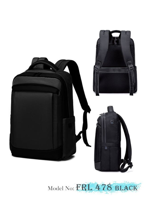 Laptop Backpack - 15.6" Polyester Travel Bag