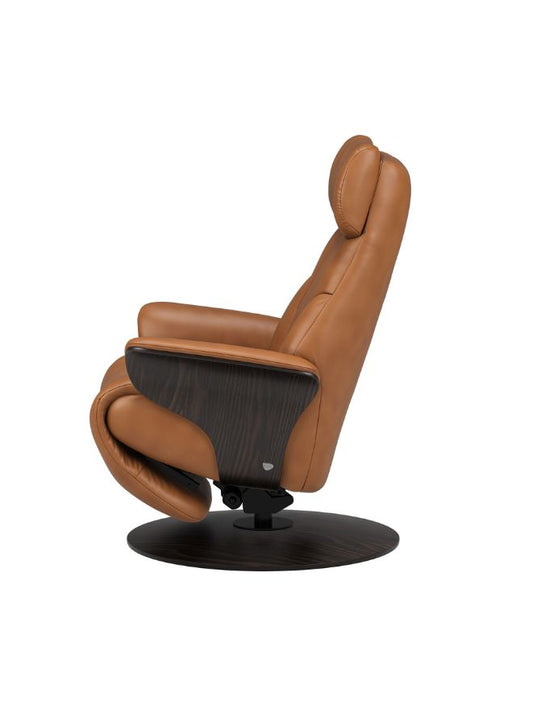 Stressless Adam Power Recliner with Motorized Backrest, Leg Rest & Headrest