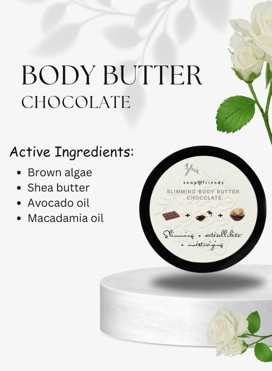 Soap&Friends Chocolate Body Scrub - Luxurious Exfoliating Scrub, 200 ml