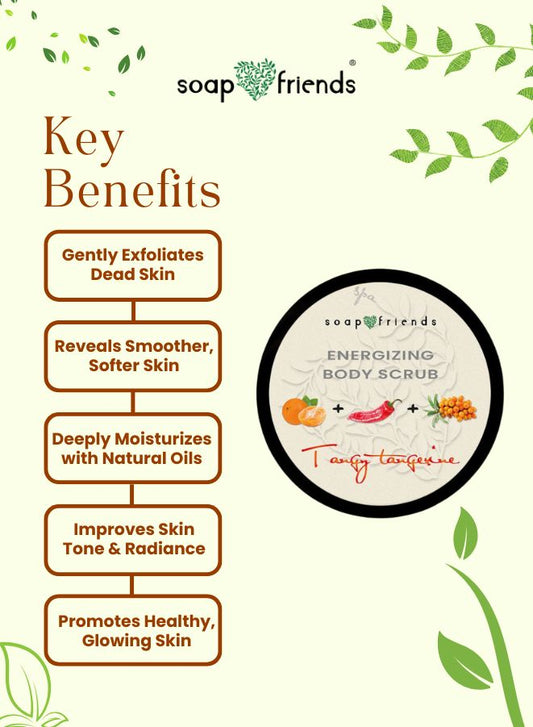 Soap & Friends Energizing Body Scrub Tangy Tangerine