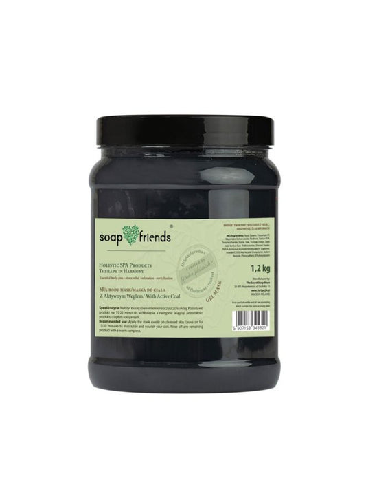 قناع الجسم سبا من سوب آند فريندز بالفحم النشط - 1.2 كجم