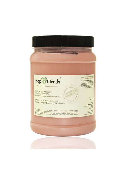 Sauna Vita SPA Body Mask Raspberry with Lemon | 1.2kg – Sauna-Activated Hydrating & Brightening