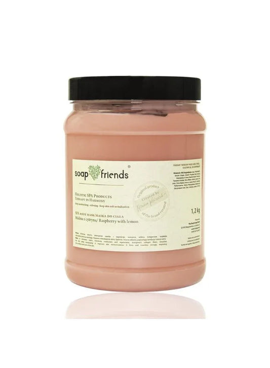 Sauna Vita SPA Body Mask Raspberry with Lemon | 1.2kg – Sauna-Activated Hydrating & Brightening
