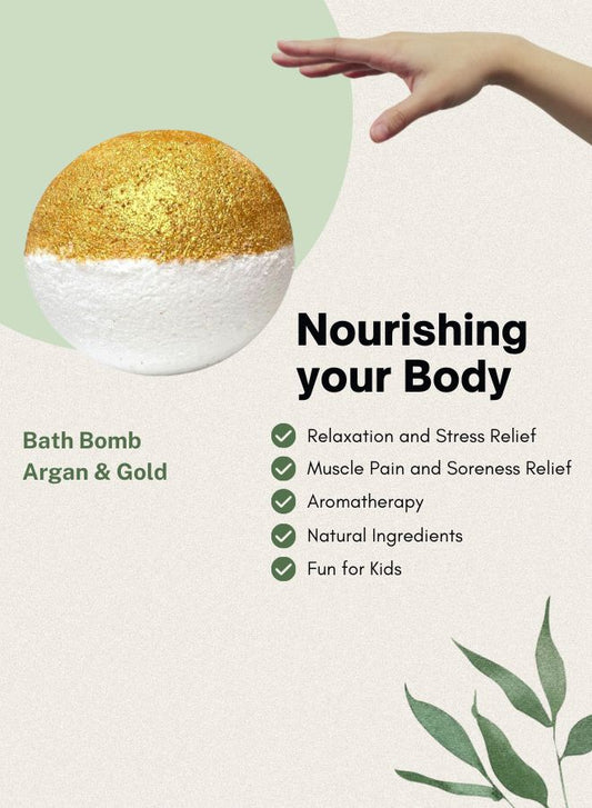 Soap & Friends Argan Gold Bath Bomb