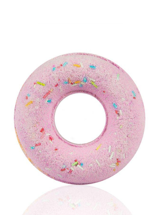 Soap&Friends Japanese Fizzy Bath Donut 125g – Unique Fizzy Bath Bomb with Floral Japanese Blossom Scent