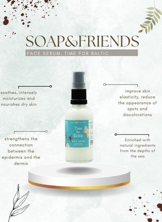 Time for Baltic Regenerating Face Serum | 50ml – Sea-Inspired Youthful Radiance