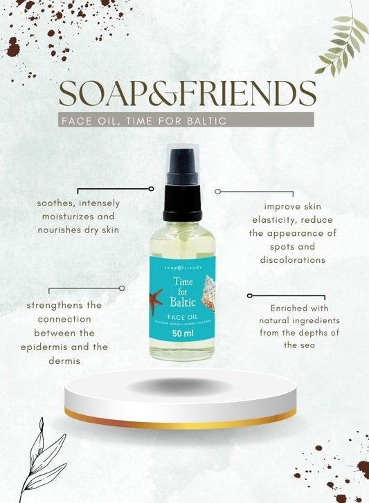 Lifting Face Oil with Collagen | Time for Baltic – 50ml