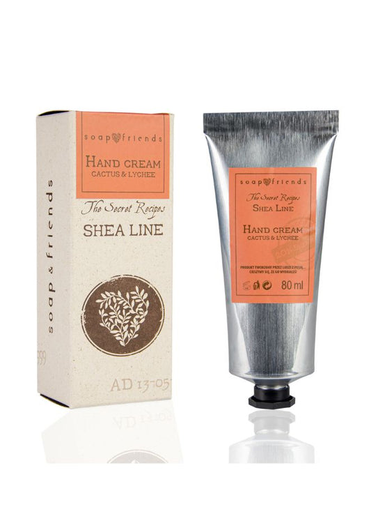 كريم اليدين الغريب من سوب اند فريندز 20% زبدة الشيا والصبار والليتشي - تغذية مع لمسة، 80 مل