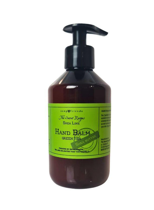 بلسم منعش لليدين من سوب اند فريندز - الشاي الأخضر، غني بزبدة الشيا، 300 مل