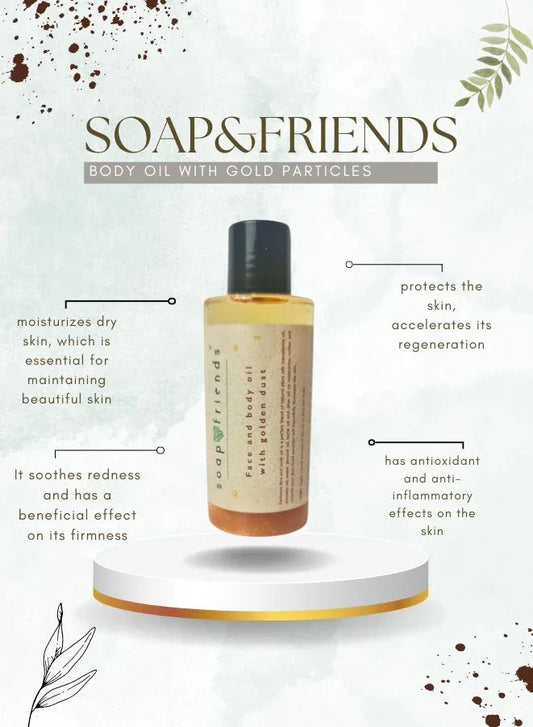 Soap&Friends Body Oil with Gold Dust | 150 ml