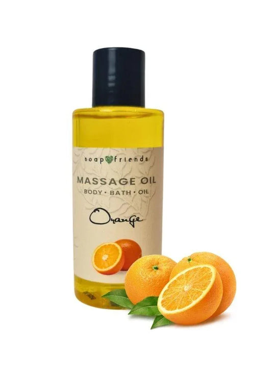 Soap & Friends Orange Body & Massage Oil, Hydrating & Revitalizing, 150 ml