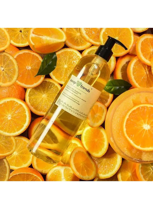 Fresh Orange Body & Massage Oil – 500ml | Energizing Hydration & Radiant Glow