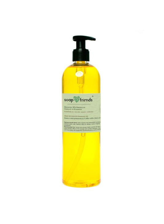 SPA Massage Oil Coffee with a Hint of Orange | 500ml – Revitalizing & Nourishing Massage Oil