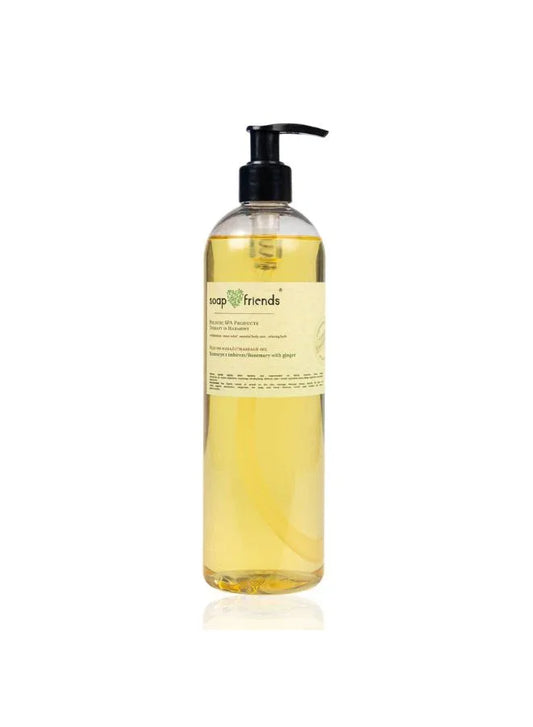 SPA Massage Oil Rosemary with Ginger | 500ml – Warming & Revitalizing Massage Oil