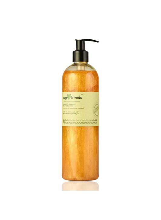 SPA Massage Oil Argan with Gold | 500ml – Luxurious & Illuminating Massage Oil