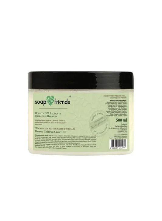SPA Massage Butter Cedar Tree | 500ml – Nourishing & Regenerating Body Butter for Men