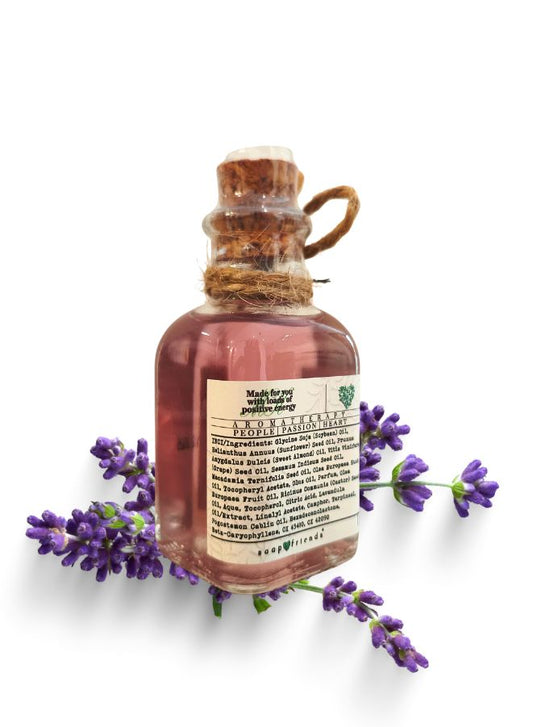 Soap & Friends Natural Lavender Skincare & Bath Set – Soap Bar 60g, Bath Salt 40g & Body Oil 50ml – Relaxing Aromatherapy Gift for Body & Mind