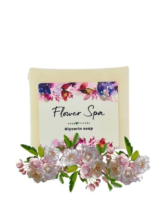 Flower SPA Bar Soap – Handmade Natural Bath Soap with Coconut Oil & Floral Aroma