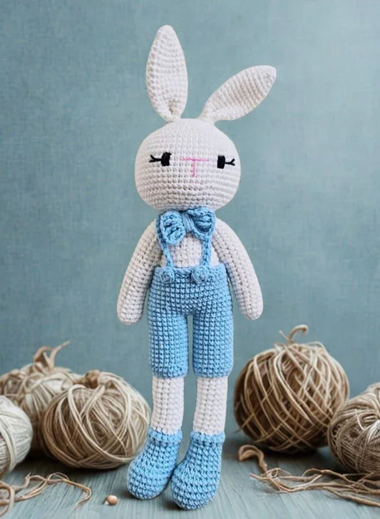 Exquisite Handcrafted Crochet Doll: Enchanting and Huggable Amigurumi Creation, Crafted with Care from 100% Cotton, Ideal for Children, A Thoughtful Gift and Captivating Nursery Accent