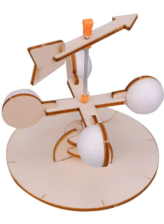 STEM Toy, Wooden Wind Vane, Montessori Toy, DIY 3D puzzle, eco-friendly, handmade, educational toy