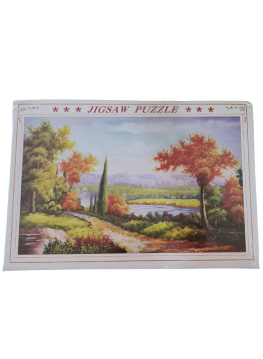 1000 Piece Jigsaw Puzzle with Unique Artwork, Valley (50 x 75 cm)