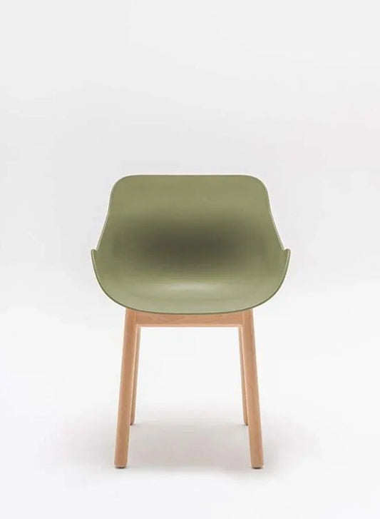 Baltic Basic Chair with Wooden Base (Customizable)
