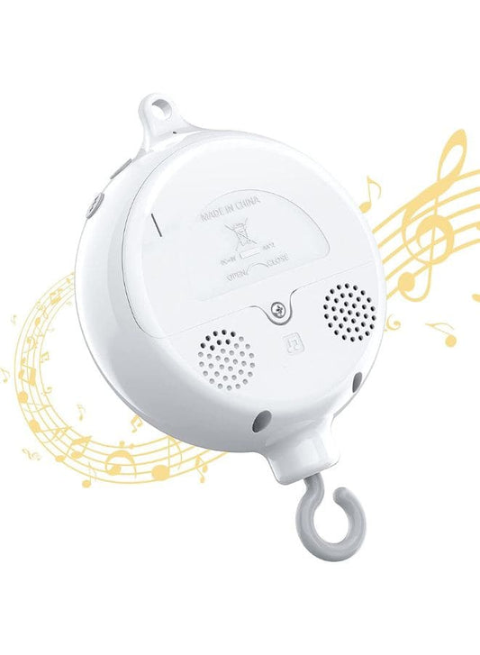 Baby Crib Bed Mobile Musical Box - Mobile Rotary Music Box - Music Box with Rotating Hook -Crib Mobile Motor Battery Operated Plays 35 Tunes Crib Toys Attachments (Without Arm) Fatio General Trading
