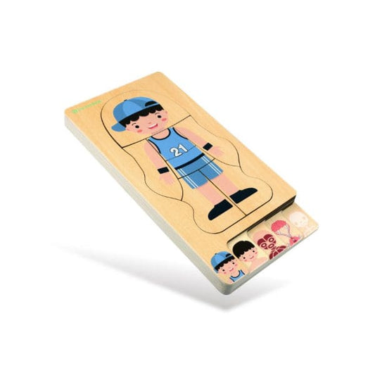 Children Educational Wooden Human Body Structure Wooden Puzzles for Kids (Boy) Fatio General Trading