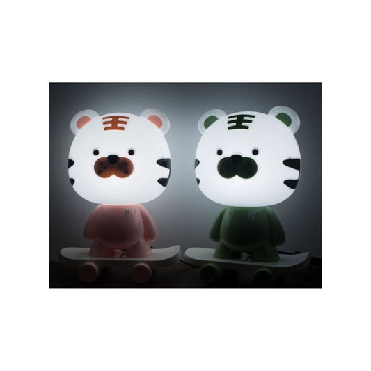 Children's Dimming Cartoon Tiger Table Lamp Warm Light Pupils Eye Protection LED Plug-in Bedside Bedroom Lamp Fatio General Trading
