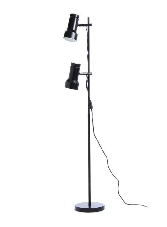 Stressless Klassik Floor Lamp - Timeless Black Matte Steel Elegance