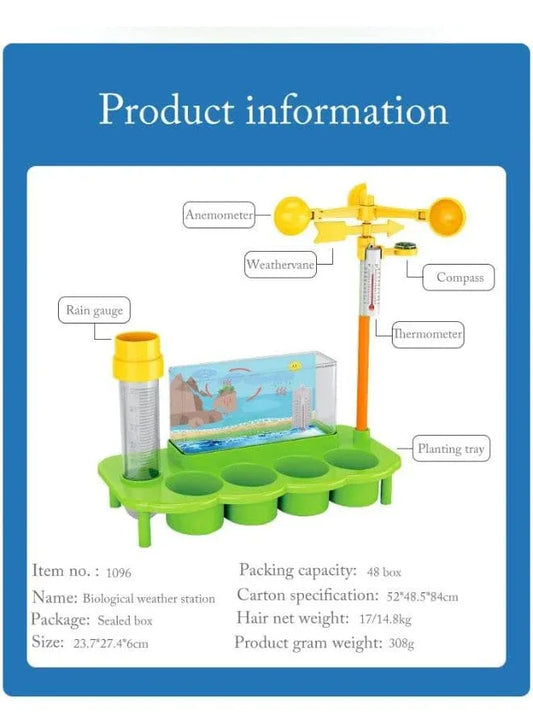DIY Kids Weather Report Plantation Science Intellectual Toys Set STEM Educational Toys For Children Science Experiment Gift Fatio General Trading