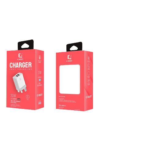 E-Root Dual usb charger with C-Type cable Fatio General Trading