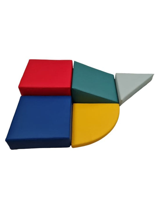 FDP SoftScape Playtime Corkscrew Climber for Infants and Toddlers, Colorful Beginner Soft Foam Structure for Indoor Active Play, Crawling, Climbing, Sliding (5-Piece Set) Fatio General Trading