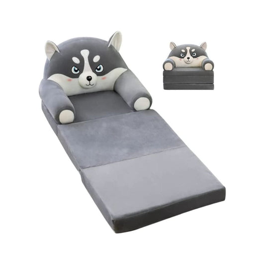 Foldable Toddler Chair Lounger for Girls, Removable and Washable Lazy Sleeping Sofa for Kids, Baby Sofa Bed Foldable Chair, Husky Fatio General Trading