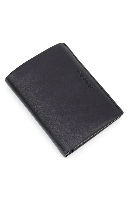 Gai Mattiolo Men's Wallet in Nappa Leather, Equipped With Card Holder, Card-sized Document Holder and Space for Banknotes, Black Fatio General Trading